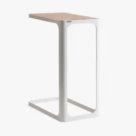 Bàn góc chữ C CHLOE White